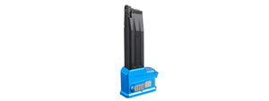 Lancer Tactical HPA AEG M4 Magazine Adaptor For TM HICAPA Airsoft Pistols - (Blue)