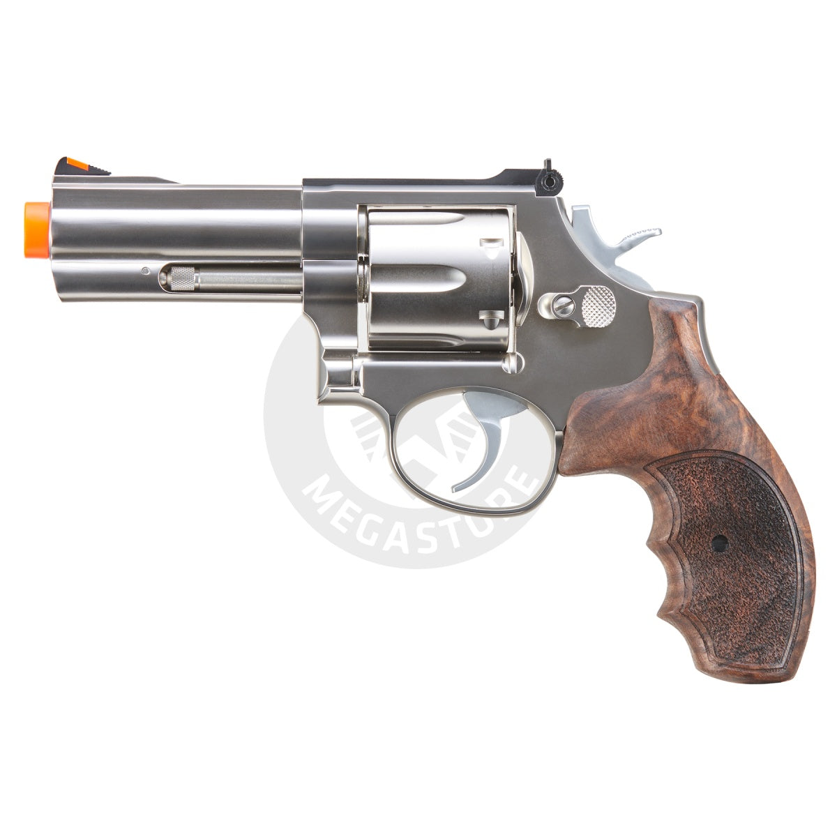 Ares 3 1/2" Revolver Snub Nose - (Steel/Wood)