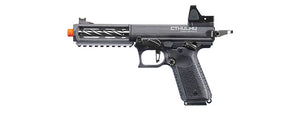 Lancer Tactical x Tandemkross CTHULHU Gas Blow Back Pistol w/ Red Dot Reflex Sight - (Black)