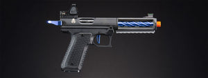 Lancer Tactical x Tandemkross CTHULHU Gas Blow Back Pistol w/ Red Dot Reflex Sight - (Blue)