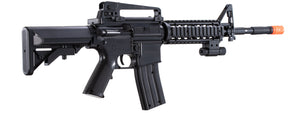 UK Arms M-16B Spring Operated Rifle with Laser Sight (Color: Black)