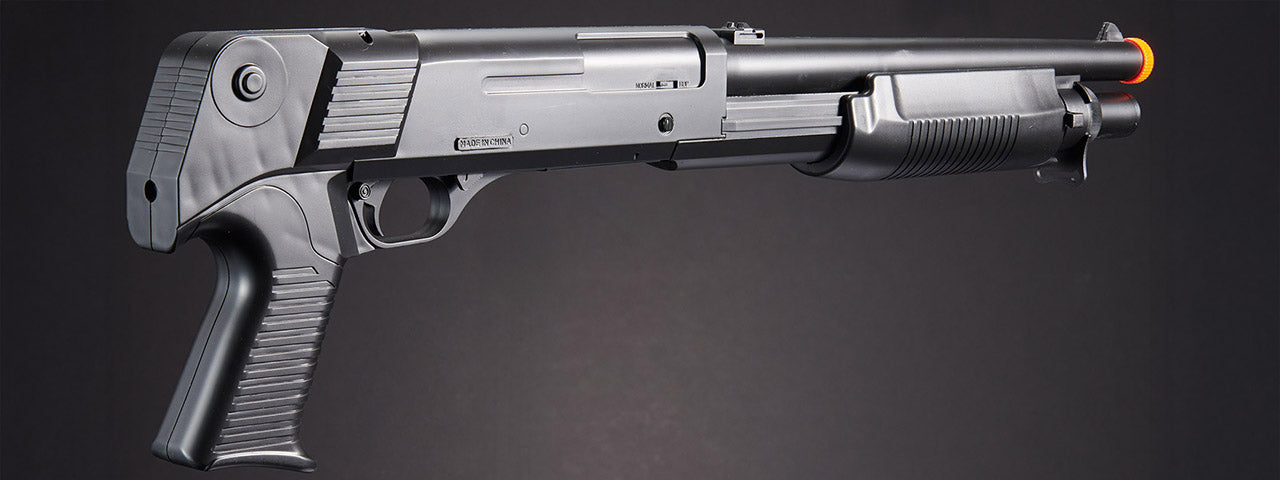 UKARMS M183A1 Spring Shotgun w/ 4 Bullet Shells, Pistol Grip