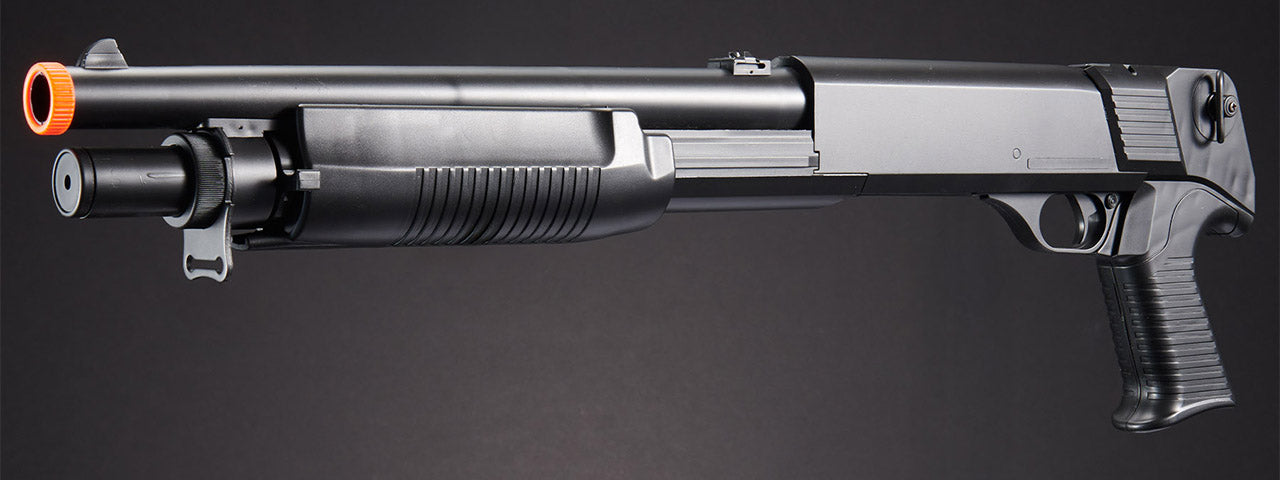 UKARMS M183A1 Spring Shotgun w/ 4 Bullet Shells, Pistol Grip