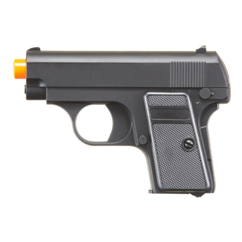 Omega Dual Spring Powered Airsoft Pistols (Color: Black & Silver)