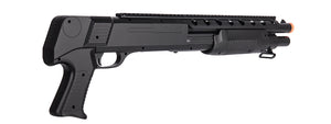 Double Eagle M309 Tactical Pump Action Springer Shotgun (Color: Black)
