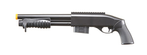 Double Eagle M401 Pump Action Airsoft Spring Shotgun (Color: Black)