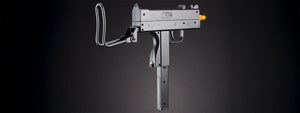 DOUBLE EAGLE AIRSOFT M42F SPRING UZI PISTOL W/ FOLDABLE STOCK - BLACK