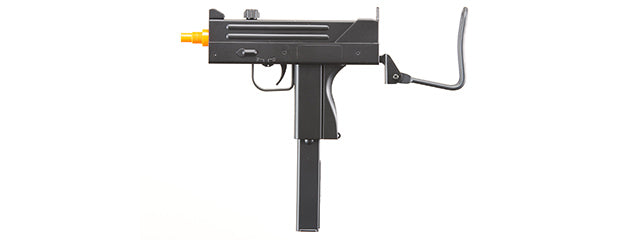 DOUBLE EAGLE AIRSOFT M42F SPRING UZI PISTOL W/ FOLDABLE STOCK - BLACK