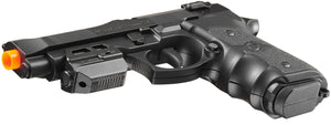 UK Arms M757R Spring Powered Pistol with Laser (Color: Black)