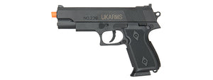 UKARMS POLYMER SPRING OPERATED 7 INCH BB PISTOL (BLACK)