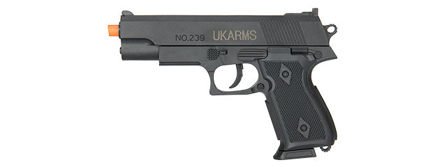 UKARMS POLYMER SPRING OPERATED 7 INCH BB PISTOL (BLACK)