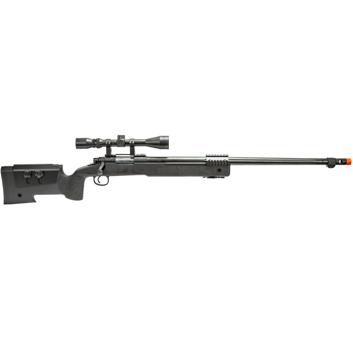 WellFire M40A5 Bolt Action Airsoft Sniper Rifle w/ Scope (Color: Black)