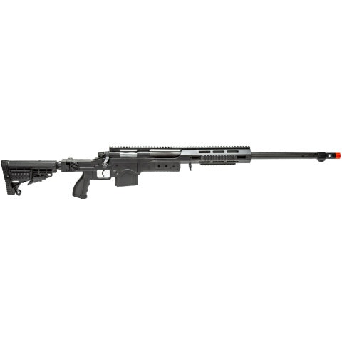 WellFire MB4412B Bolt Action Airsoft Sniper Rifle (Color: Black)