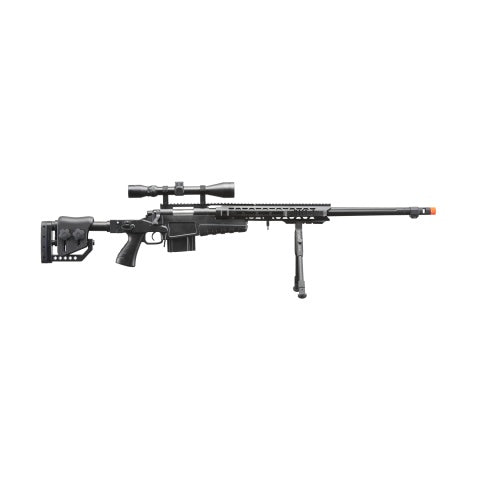 WellFire MB4419-2BAB Bolt Action Airsoft Sniper Rifle (Color: Black)