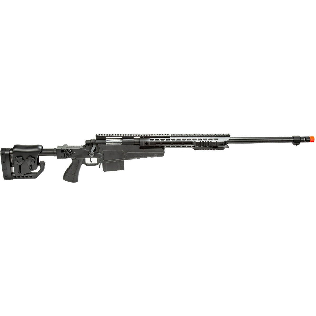 WellFire MB4419-2B Bolt Action Airsoft Sniper Rifle (Color: Black)