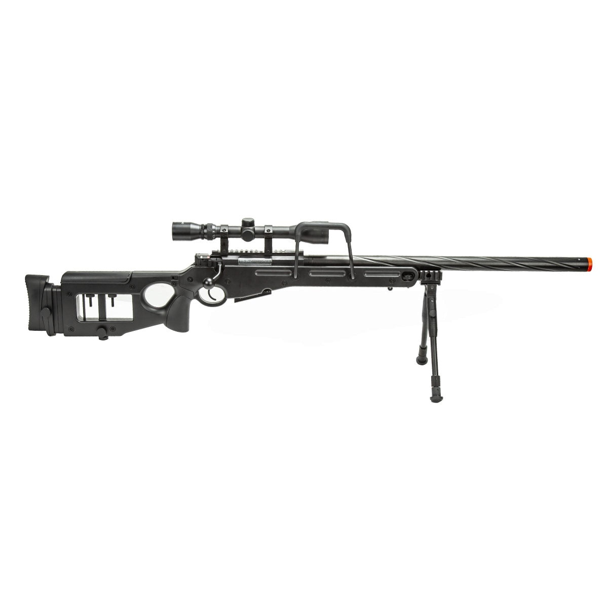 WellFire SV98 Bolt Action Airsoft Sniper Rifle w/ Scope and Bipod (Color: Gray)