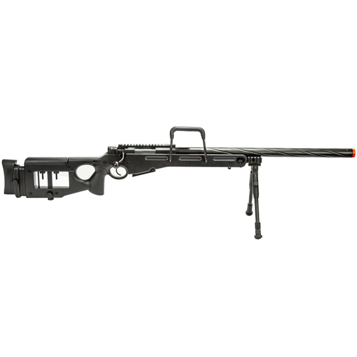 WellFire SV98 Bolt Action Airsoft Sniper Rifle w/ Bipod (Color: Gray)