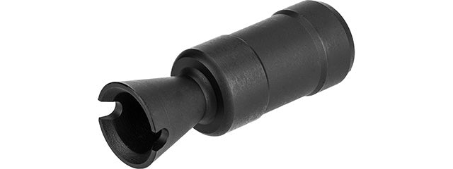 WellFire AK74U Airsoft Flash Hider 22mm CCW (BLACK)
