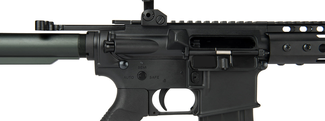 GOLDEN EAGLE MC6637 ELITE SERIES 7 KEYMOD CQB GBB AIRSOFT RIFLE (BLACK)