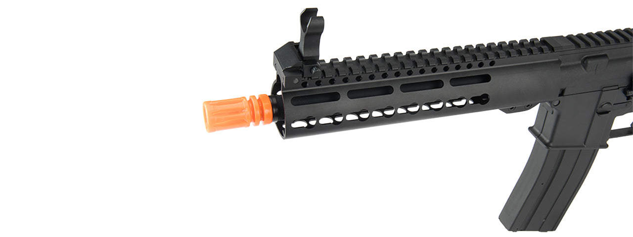 GOLDEN EAGLE MC6641 ELITE SERIES 9 KEYMOD GAS BLOWBACK AIRSOFT RIFLE (BLACK)