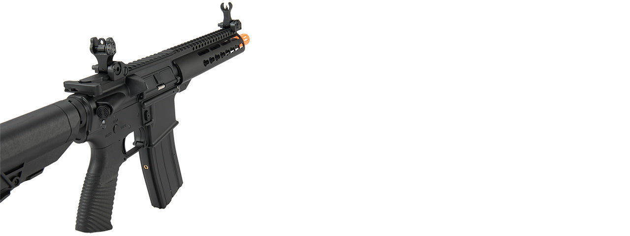 GOLDEN EAGLE MC6641 ELITE SERIES 9 KEYMOD GAS BLOWBACK AIRSOFT RIFLE (BLACK)