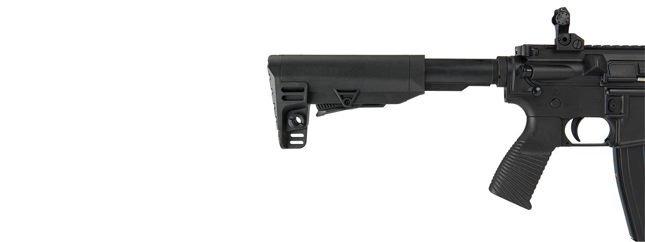 GOLDEN EAGLE MC6641 ELITE SERIES 9 KEYMOD GAS BLOWBACK AIRSOFT RIFLE (BLACK)