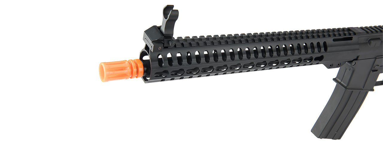GOLDEN EAGLE MC6645 ELITE SERIES 13 KEYMOD GAS BLOWBACK AIRSOFT RIFLE (BLACK)