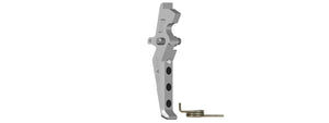 CNC Aluminum Advanced AEG Trigger (Style C) (Silver)