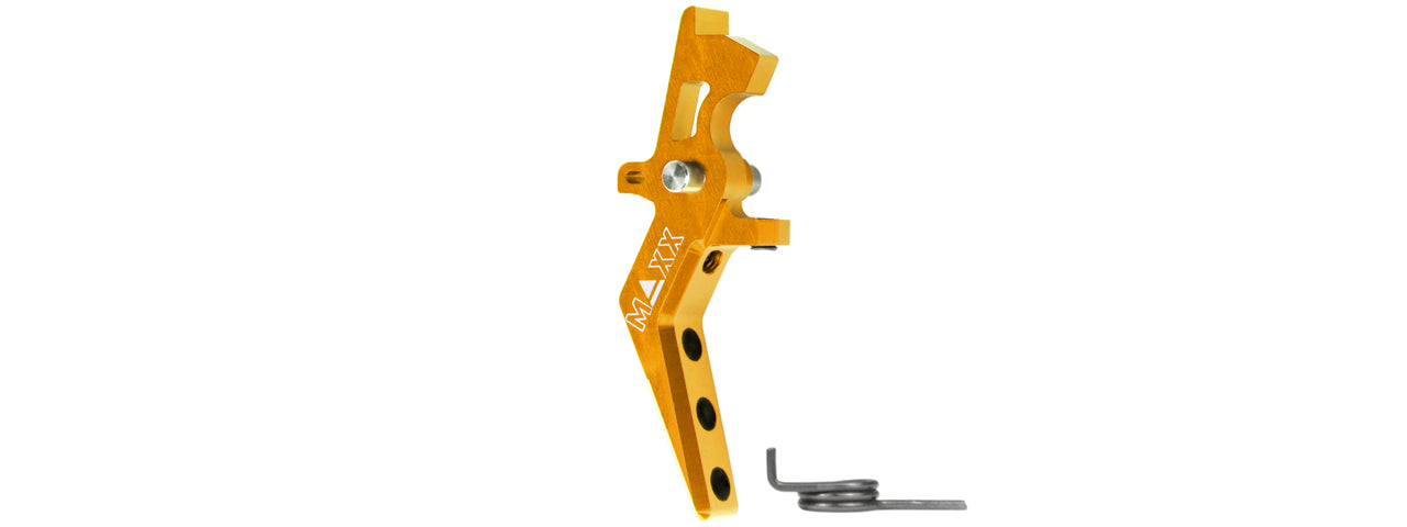 Maxx Model CNC Aluminum Advanced Speed Trigger Style A (Color: Dark Earth)