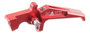 Maxx Model CNC Aluminum Advanced Speed Trigger Style E (Color: Red)