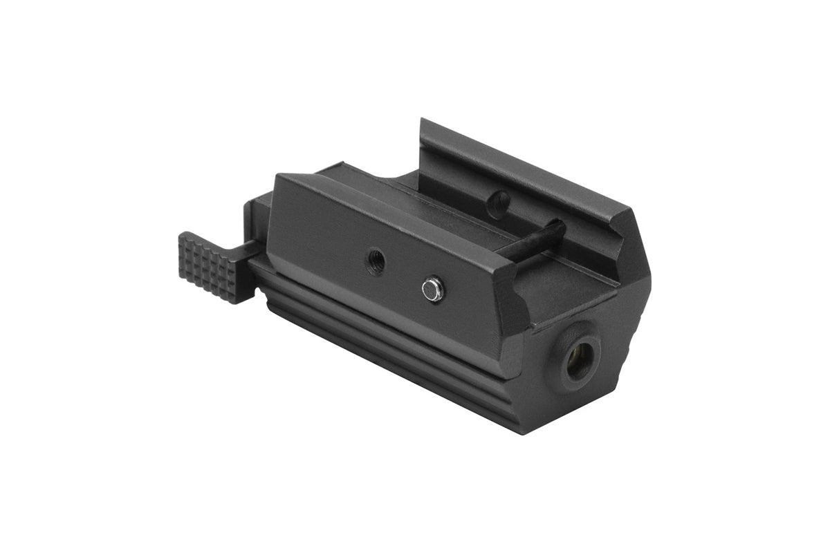 NCSTAR AIRSOFT LOW PROFILE TACTICAL RED LASER W/ WEAVER RAIL MOUNT