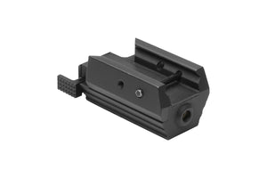 NCSTAR AIRSOFT LOW PROFILE TACTICAL RED LASER W/ WEAVER RAIL MOUNT