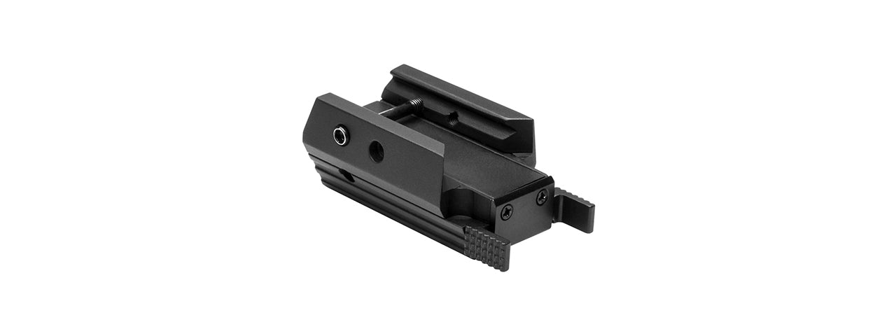 NCSTAR AIRSOFT LOW PROFILE TACTICAL RED LASER W/ WEAVER RAIL MOUNT