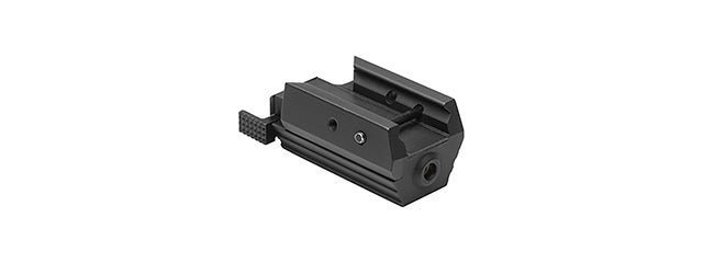 NCSTAR AIRSOFT LOW PROFILE TACTICAL RED LASER W/ WEAVER RAIL MOUNT