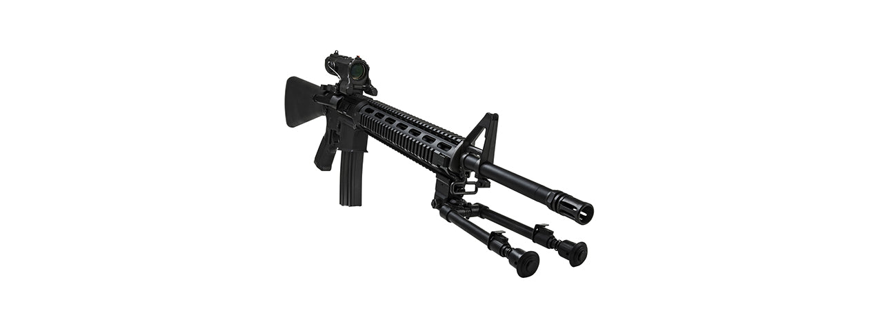 NCSTAR AIRSOFT BIPOD W/ WEAVER QUICK RELEASE MOUNT - BLACK