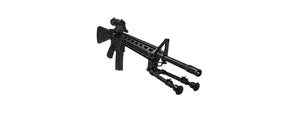 NCSTAR AIRSOFT BIPOD W/ WEAVER QUICK RELEASE MOUNT - BLACK