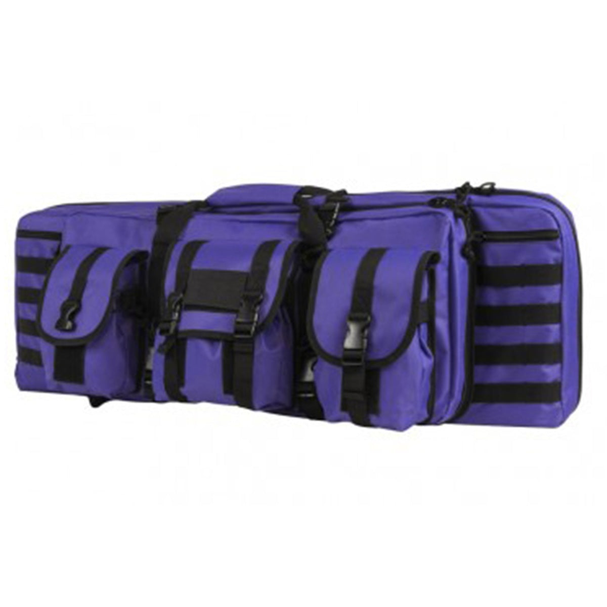 NcStar VISM 36" MOLLE Tactical Airsoft Double Carbine Case - PURPLE/BLACK