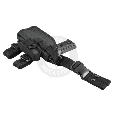 NcStar VISM Universal Drop Leg Holster - BLACK