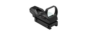 NCSTAR PANORAMIC 6-INTENSITY RED & GREEN DOT SIGHT W/ 4 RETICLES