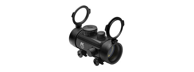 NCSTAR 1X30 FULL METAL RIFLE RED DOT SIGHT W/ 7-LEVEL INTENSITY