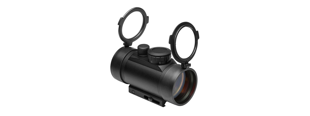 NCSTAR 1X42 RED DOT SCOPE W/ ADJUSTABLE 7-LEVEL INTENSITY - BLACK
