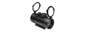NCSTAR 1X42 RED DOT SCOPE W/ ADJUSTABLE 7-LEVEL INTENSITY - BLACK