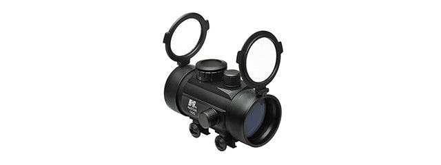 NCSTAR 1X42 RED DOT SCOPE W/ ADJUSTABLE 7-LEVEL INTENSITY - BLACK