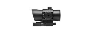 NCSTAR 5-INTENSITY ADJUSTABLE RED DOT SCOPE W/ LASER SIGHTING SYSTEM