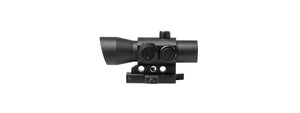 NCSTAR AIRSOFT MARK III TACTICAL ADVANCED OPTIC W/ 4 RETICLES - BLACK