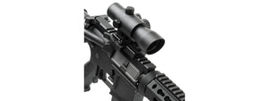 NCSTAR AIRSOFT MARK III TACTICAL ADVANCED OPTIC W/ 4 RETICLES - BLACK