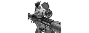 NCSTAR AIRSOFT TACTICAL 35MM RED/GRN/BLUE DOT OPTIC - URBAN GRAY