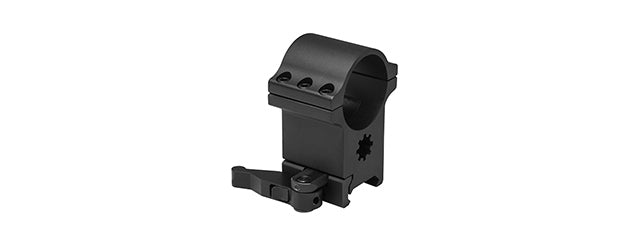 NCSTAR 6 BOLT 1.5 30MM SCOPE RING/QUICK RELEASE MOUNT