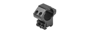 NCSTAR AIRSOFT 1 X 1.1H 3/8 DOVETAIL MOUNT RINGS - BLACK
