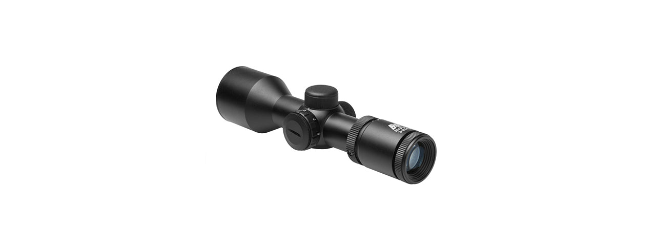 NCSTAR TACTICAL 3-9X42 POWER MAGNIFICATION RED III RET SCOPE - BLACK